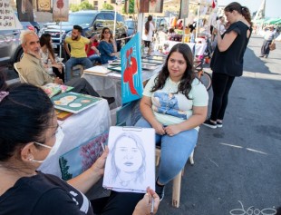 مشاركة ملتقى الألوان بأبو رخوصة