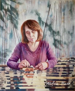 التشكيلية وفاء نصر