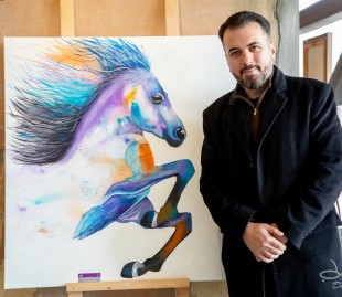 رئيس ملتقى الألوان محمد علوش