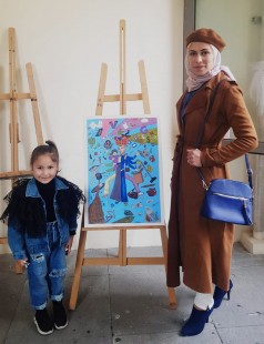 التشكيلية سكينة خير الدين