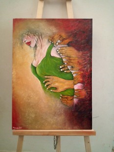 التشكيلية منال شميط