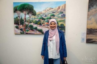 التشكيلية فدوى حمدان