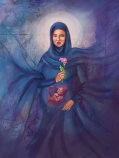 التشكيلية زهراء حراجلي