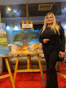 التشكيلية غبرييلا كنعان