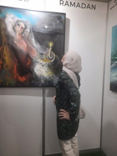 التشكيلية وفاء سلوم تعلن عن افتتاح محترف موزاييك