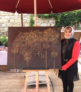 التشكيلية نجوى رشيد