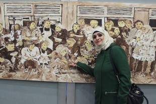 التشكيلية نجوى رشيد