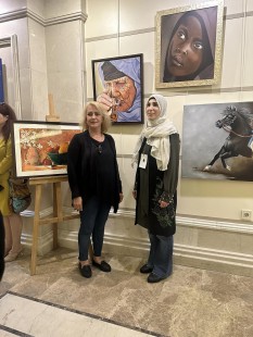 التشكيلية صابرين مروة