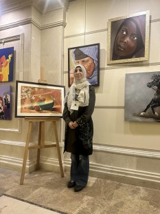 التشكيلية صابرين مروة