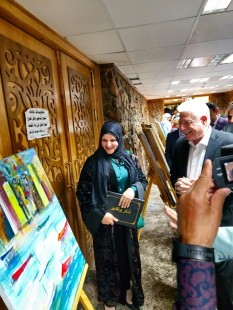 التشكيلية السعودية ليلى مال الله