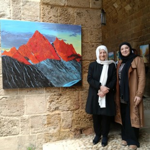 التشكيلية وفاء سلوم