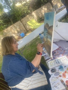 التشكيلية غادة الحسن