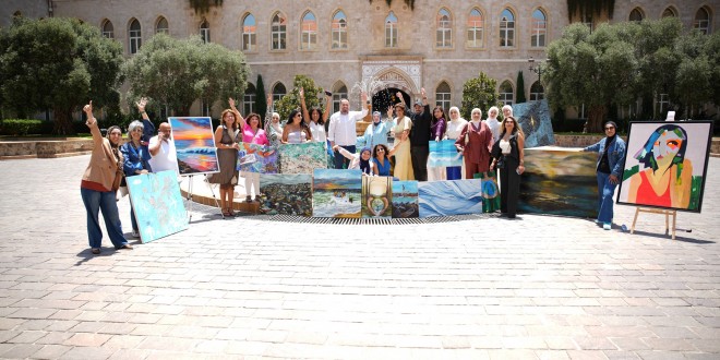 ملتقى الألوان في مؤتمر البيئة البحرية في السراي الحكومي