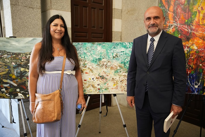 التشكيلية بسكال مسعود