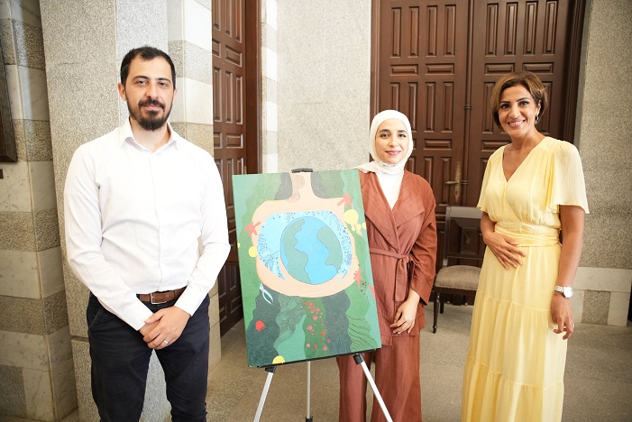 ملتقى الألوان في مؤتمر البيئة البحرية في السراي الحكومي 