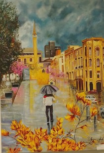 التشكيلية يسرى حبحاب