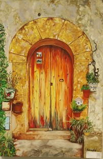 التشكيلية يسرى حبحاب