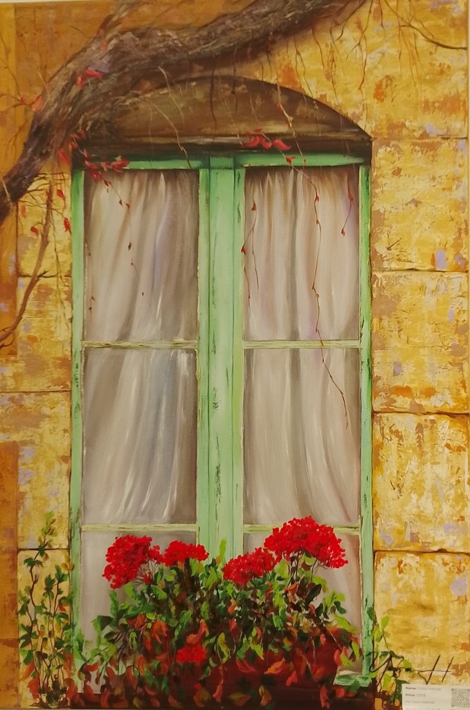 التشكيلية يسرى حبحاب