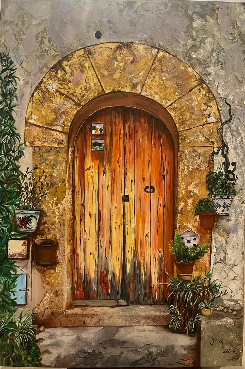 التشكيلية يسرى حبحاب 