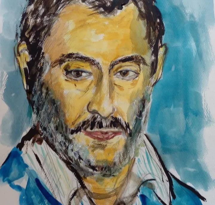 لوحات عن الفنان زياد الرحباني