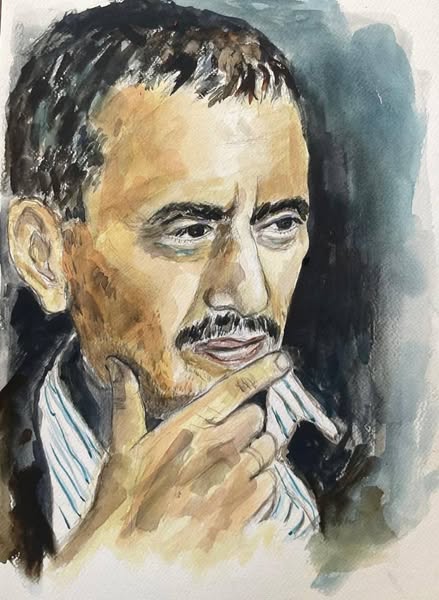 لوحات عن الفنان زياد الرحباني