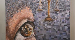 عين العدالة على قماشة الفن: فدوى حمدان تُهدي لوحتها إلى لقاء المثقّف اللبناني