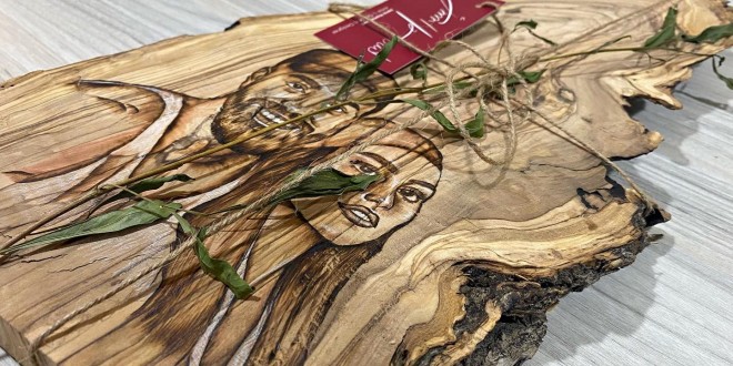 حرق على الخشب لجنى حمود