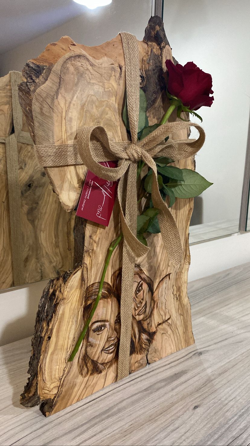 حرق على الخشب لجنى حمود