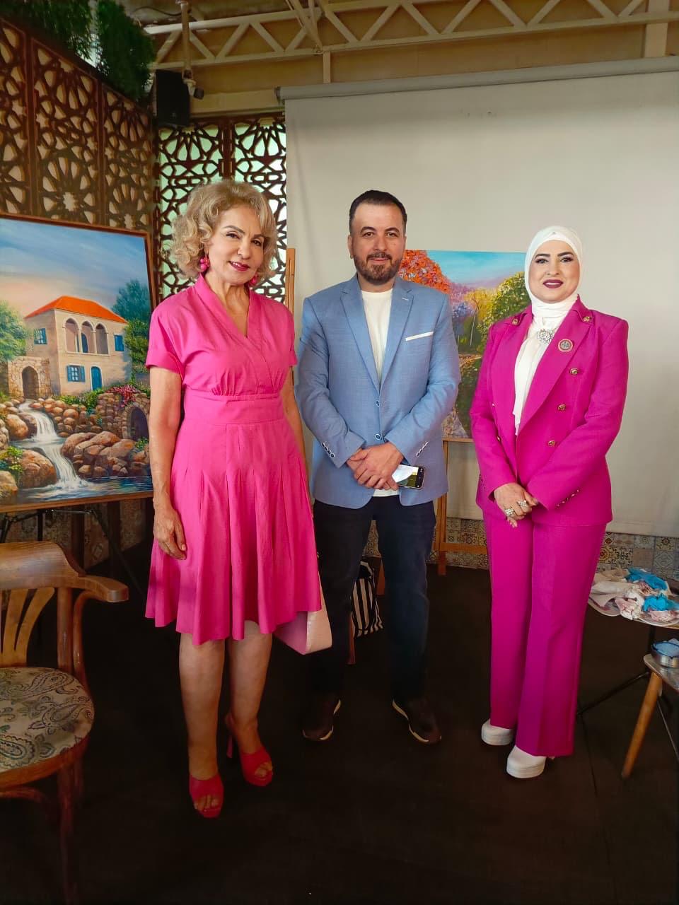 لقاء المثقف اللبناني وملتقى الألوان: صبحية ثقافية وفنية في بيروت