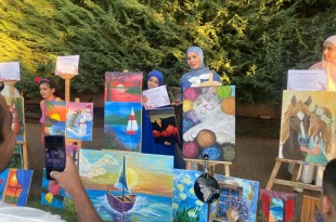 علي النهري تحتفي بريشة طلاب L’atelier des couleurs"