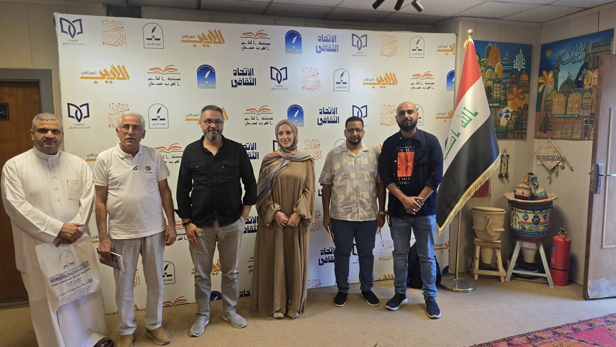 الشاعرة فاطمة أيوب في العراق 