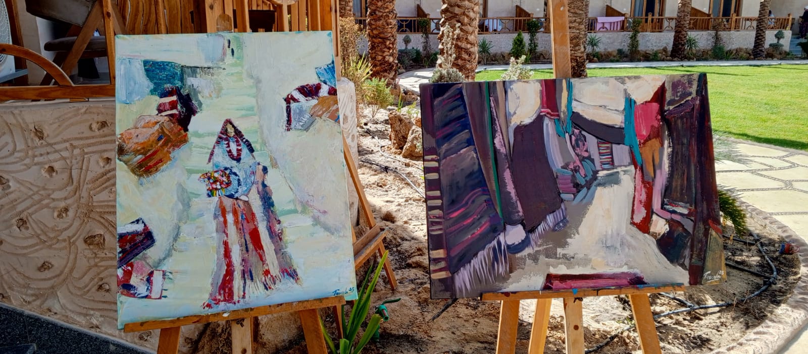 التشكيلية بسكال مسعود 