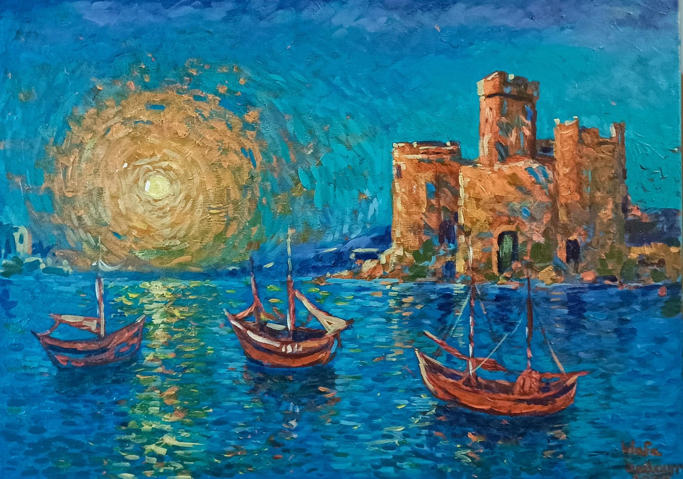 التشكيلية وفاء سلوم