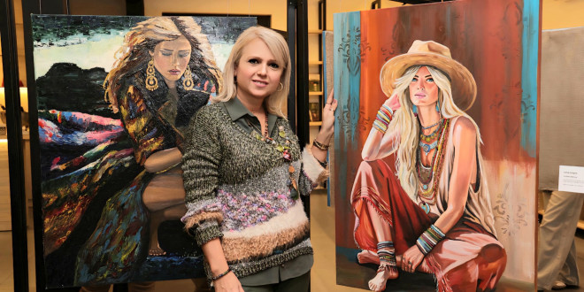 عضو ملتقى الألوان التشكيلية لنا حايك