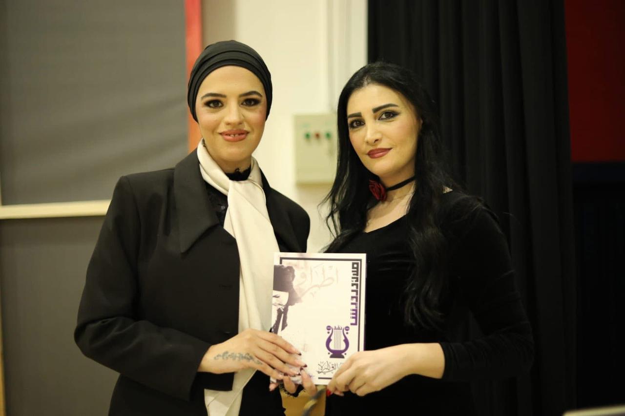 الكاتبة ملاك درويش والشاعرة ناريمان علوش