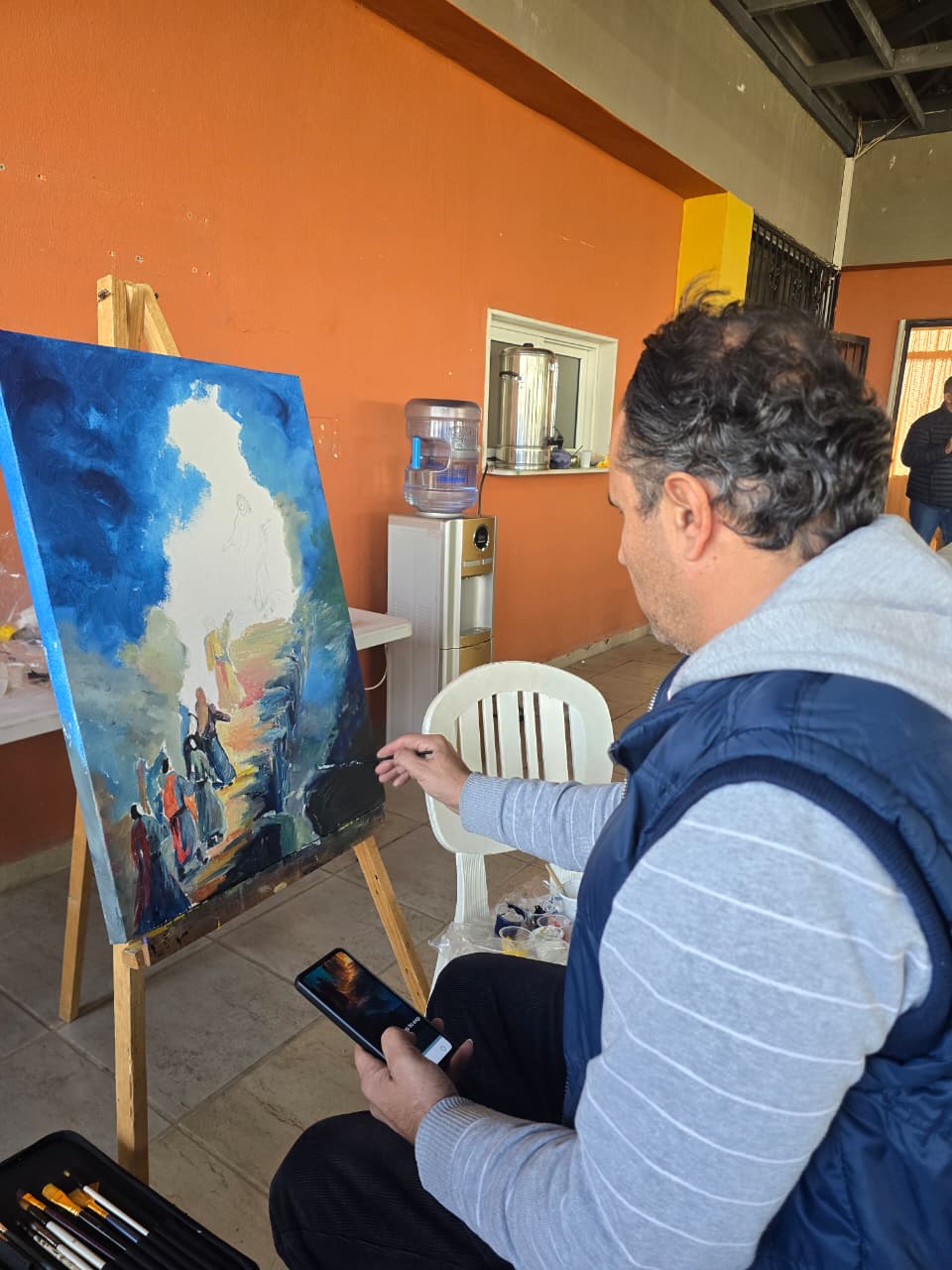 التشكيلي علي علوش 