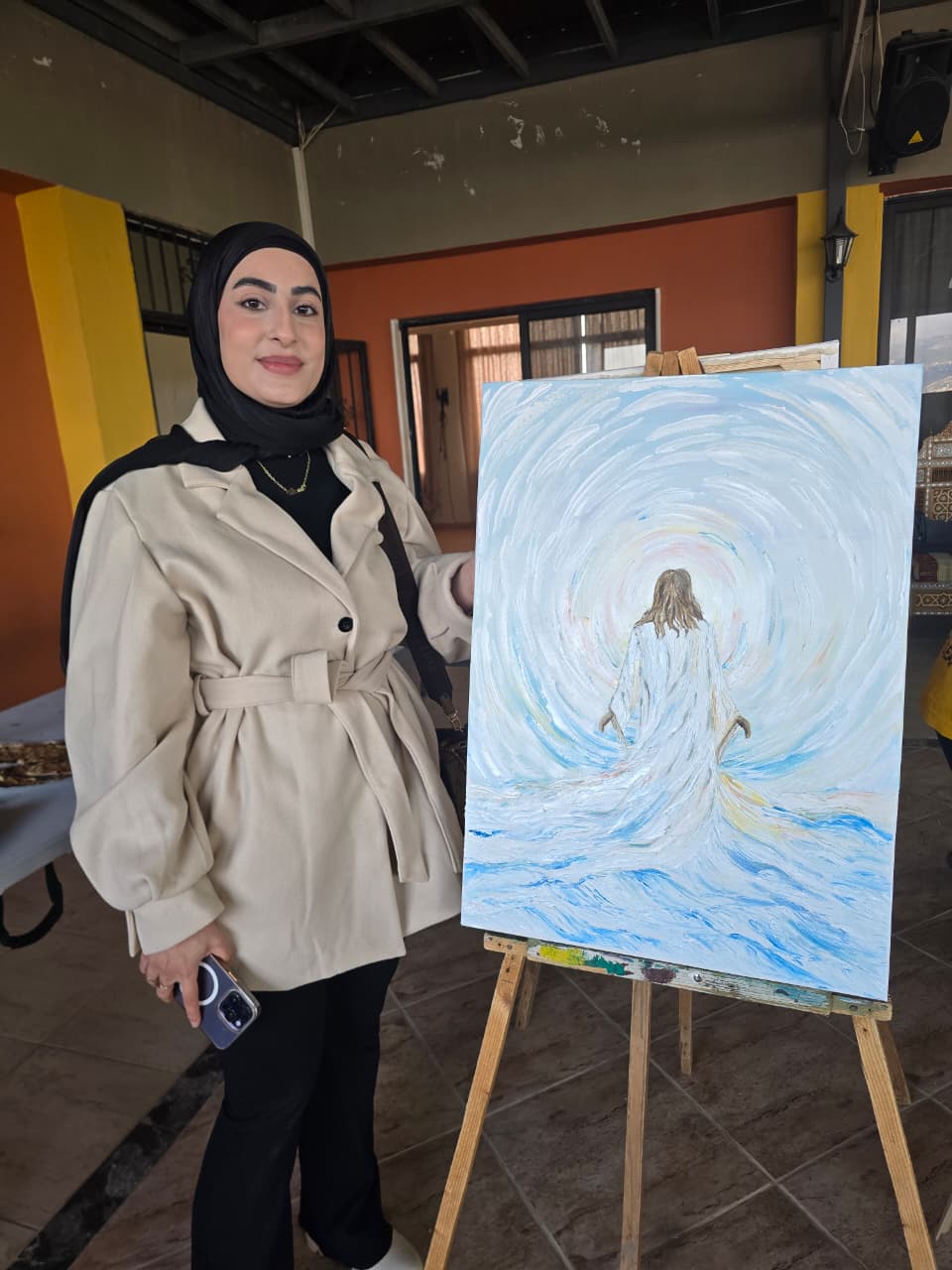 التشكيلية دعاء بدر الدين 