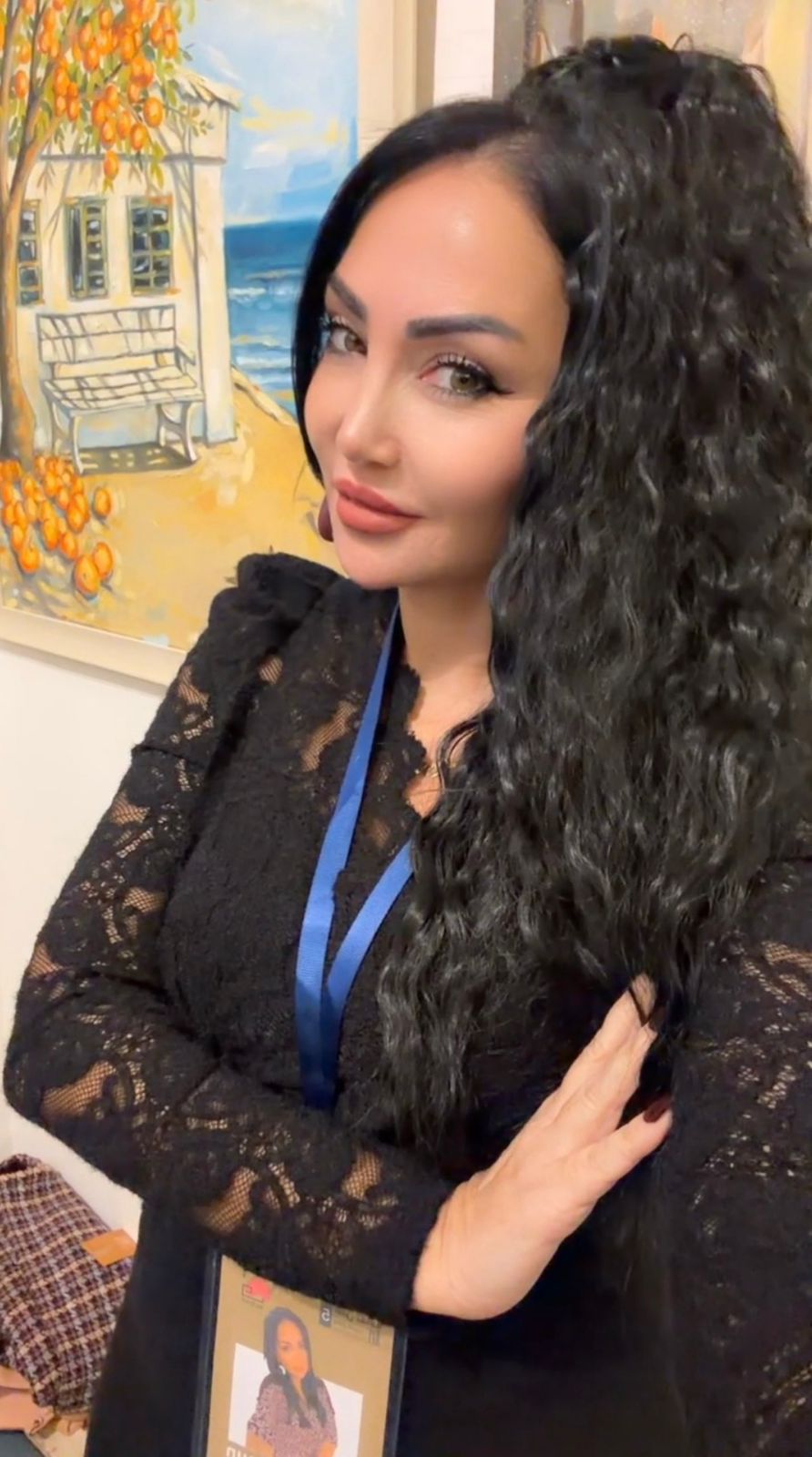 التشكيلية اللبنانية ناهد حنون 