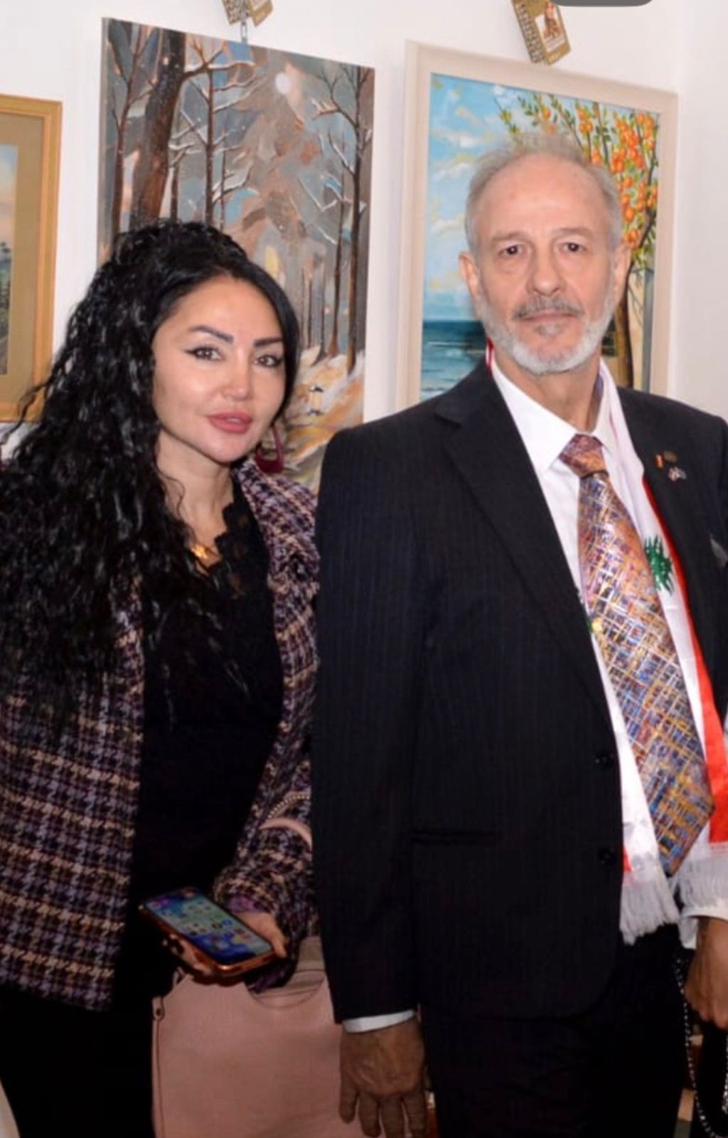 التشكيلية اللبنانية ناهد حنون 