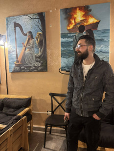 معرض للفنان عمران رضوان