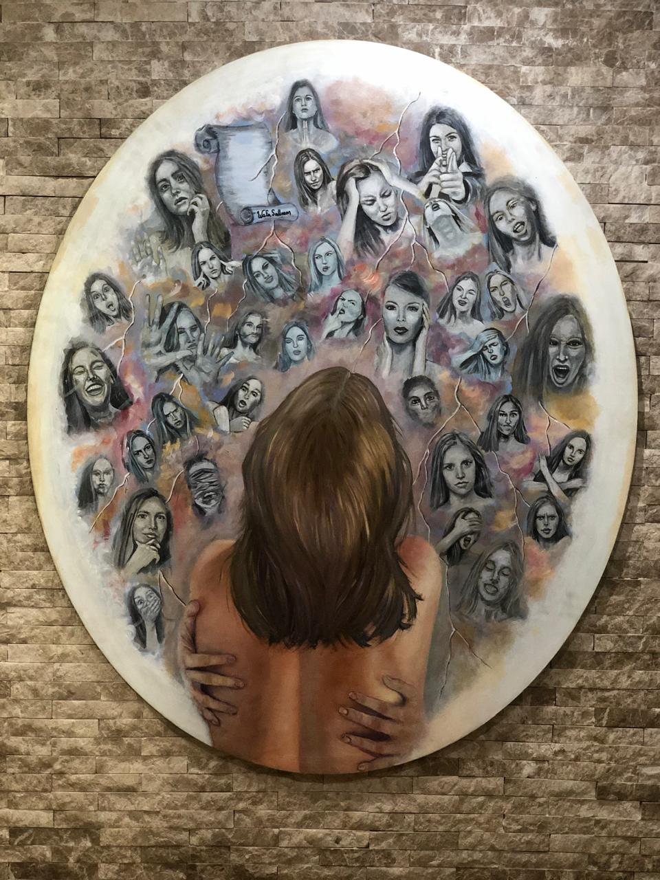 التشكيلية وفاء سلوم