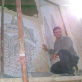 لوحات من الصخر والذاكرة… تجربة الفنان الشكيلي نبيل سعد في برجا