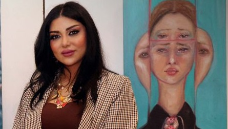 الفنانة التشكيلية رايا بشار الريس