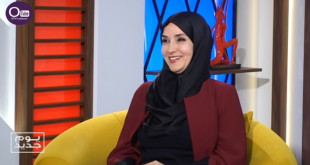 مقابلة عضو ملتقى الألوان التشكيلية يسرى حبحاب على قناة OTV بتاريخ 21-5-2026