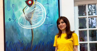 الفنانة التشكيلية العراقية نور عبد علي