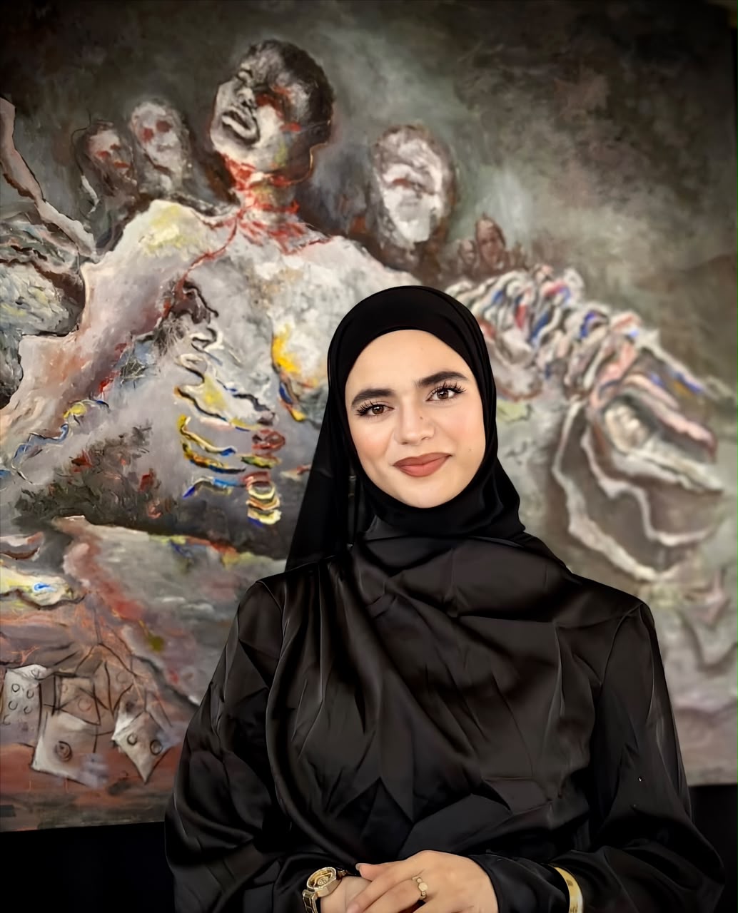 التشكيلية الشابة زينا الحجيري