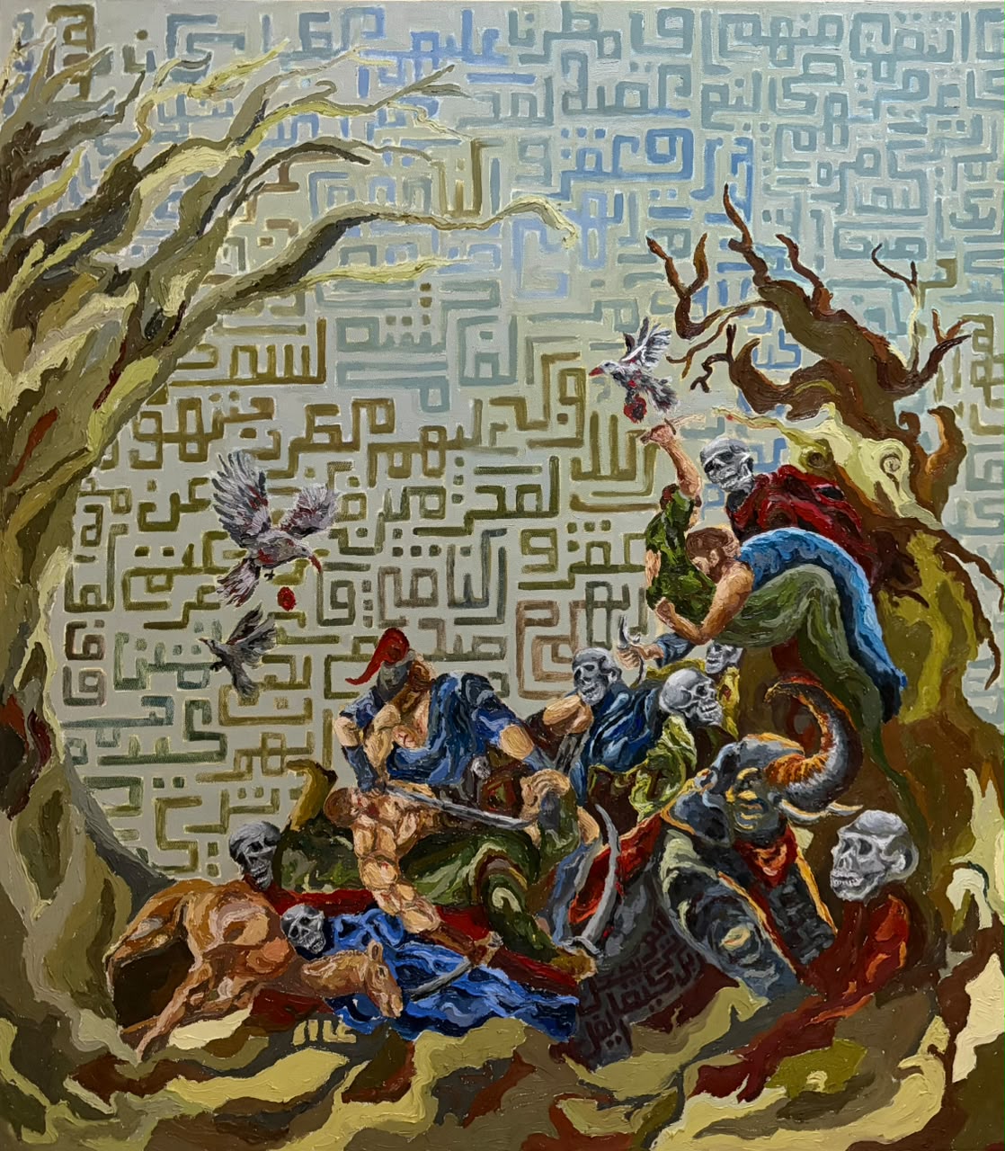  الفنانة التشكيلية الشابة علياء زغيب 