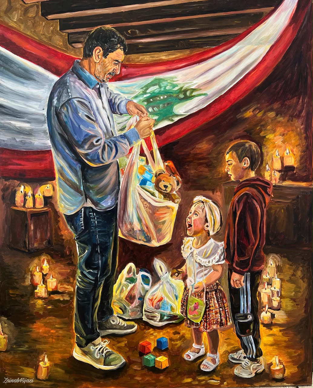 التشكيلية زينب حجازي