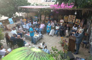 نتعافى لوحة وقصيدة