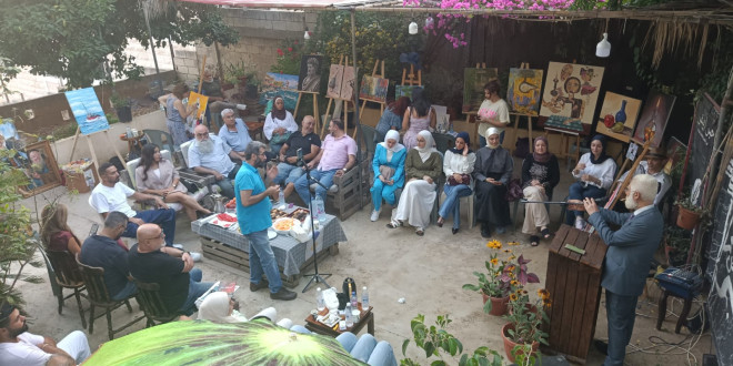 نتعافى لوحة وقصيدة